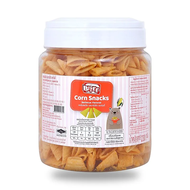 Кукурузный снек Bitee со вкусом барбекю, 230 г