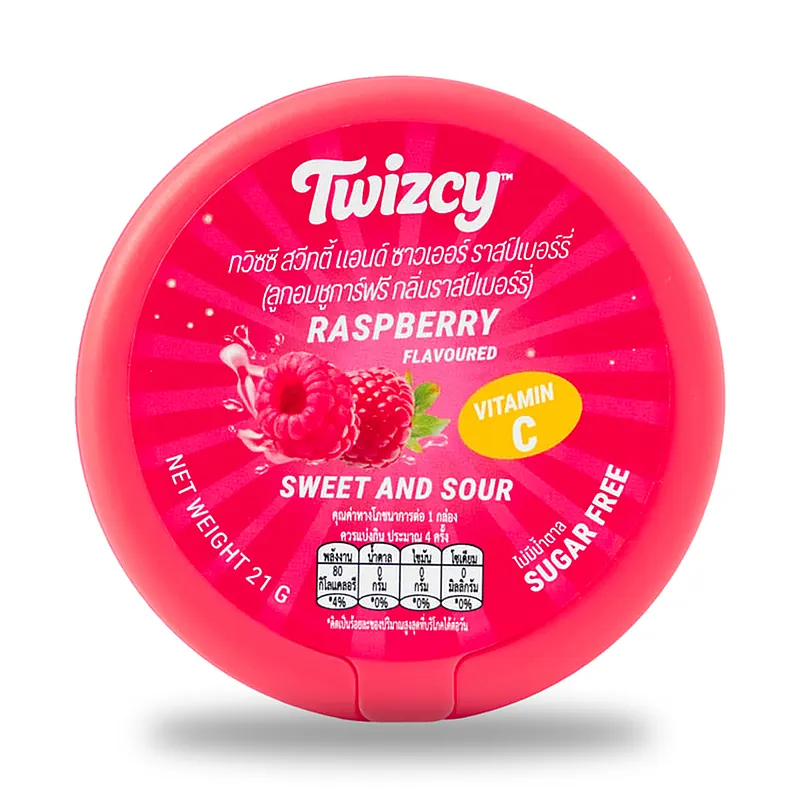 Мармелад Twizcy Sweet & Sour со вкусом малины, 21 г