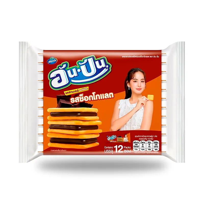 Крекеры-сэндвич An-Pan с шоколадным кремом, 300 г