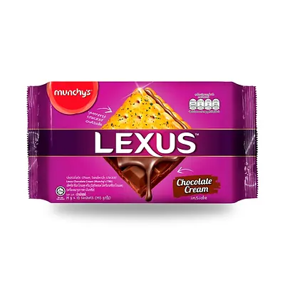 Печенье-сэндвич Lexus с шоколадным кремом, 190 г