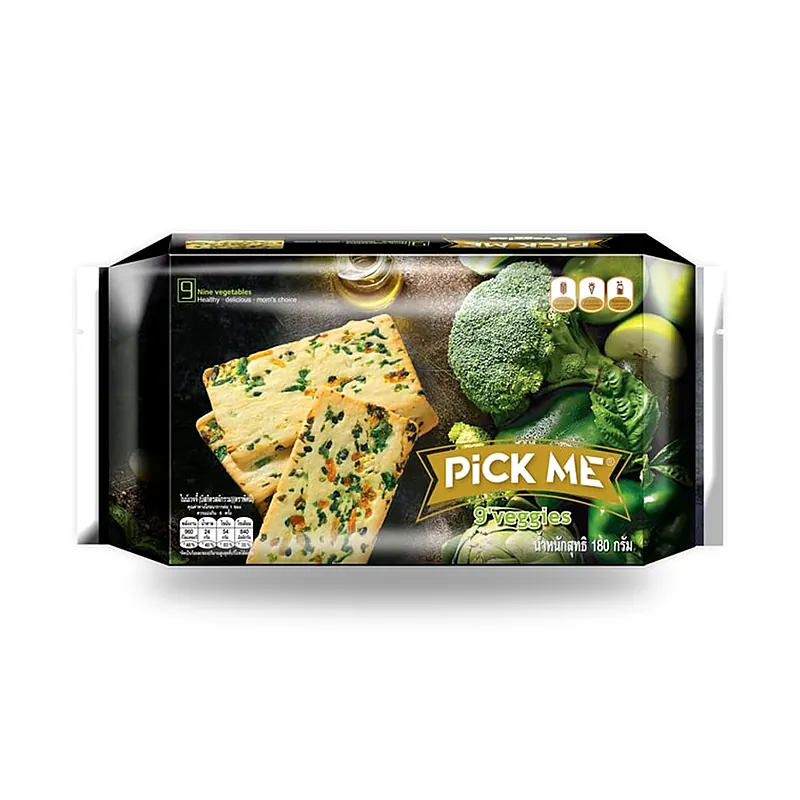 Печенье Pick Me 9 Veggies со вкусом овощей, 180 г