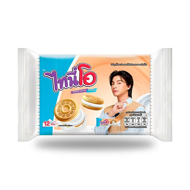 Мини-печенье Tiny-O с молочным кремом, 336 г