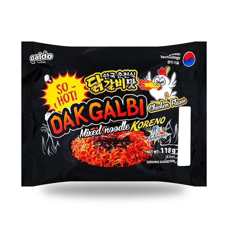 Лапша Paldo Koreno «Дак-кальби с курицей», 118 г