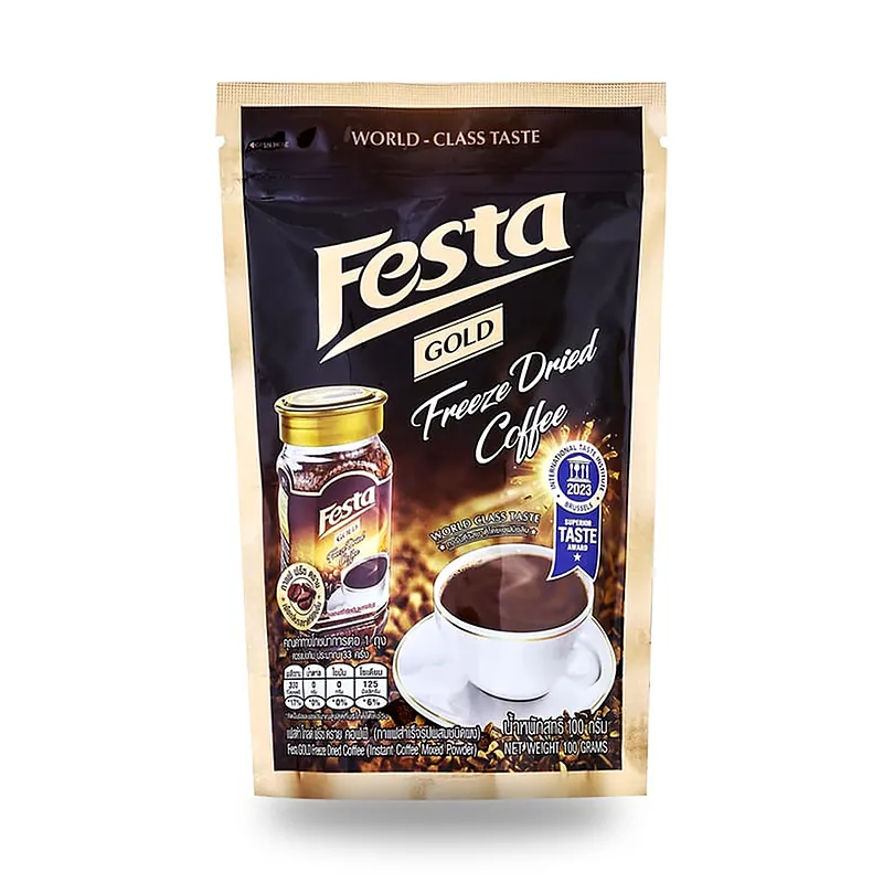 Кофе растворимый сублимированный Festa Gold, 100 г