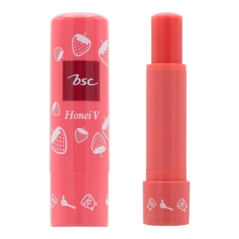 Бальзам для губ BSC Honei V Sweet Honei Bear Sun Lip Care SPF 30 PA++ «Клубника», 4,5 г — фото 3