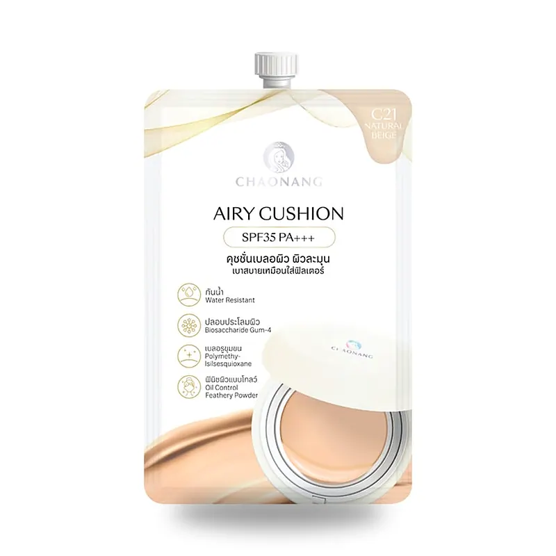 Кушон Chaonang Airy SPF35 PA+++, тон C21 Natural Beige, 5 г
