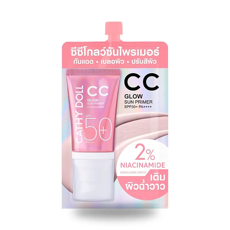 Праймер Cathy Doll CC Glow Sun Primer SPF50+ PA++++, 6 мл