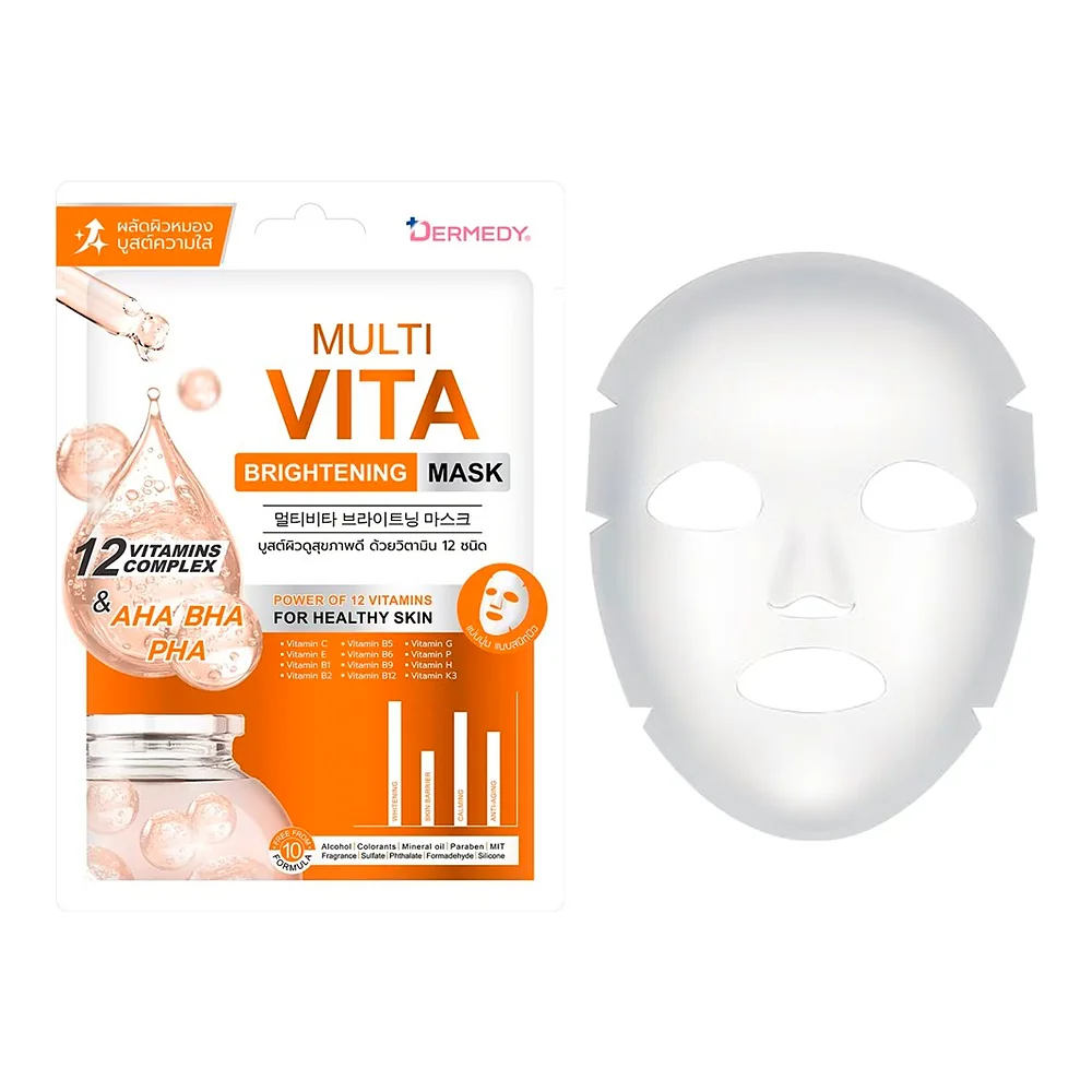 Маска для лица Dermedy Multi Vita Brightening, 25 г — фото 4