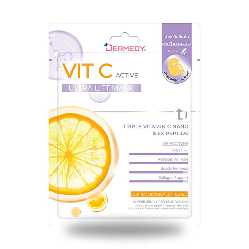 Тканевая маска Dermedy Vit C Active Ultra Lift, 25 г