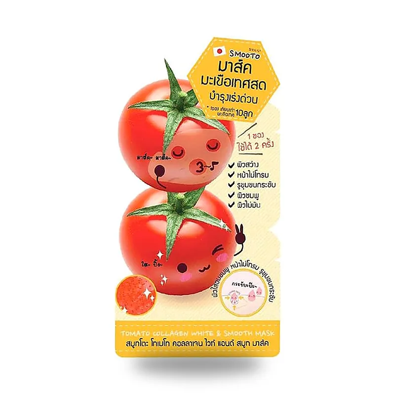 Маска Smooto Tomato Collagen White Smooth, 10 г